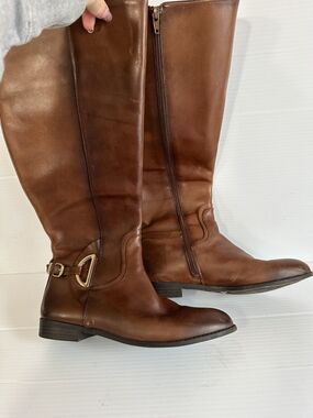 Alex Marie Brown Knee High Boots Women’s 7.5 Riding Boots Casual Fall Shoes